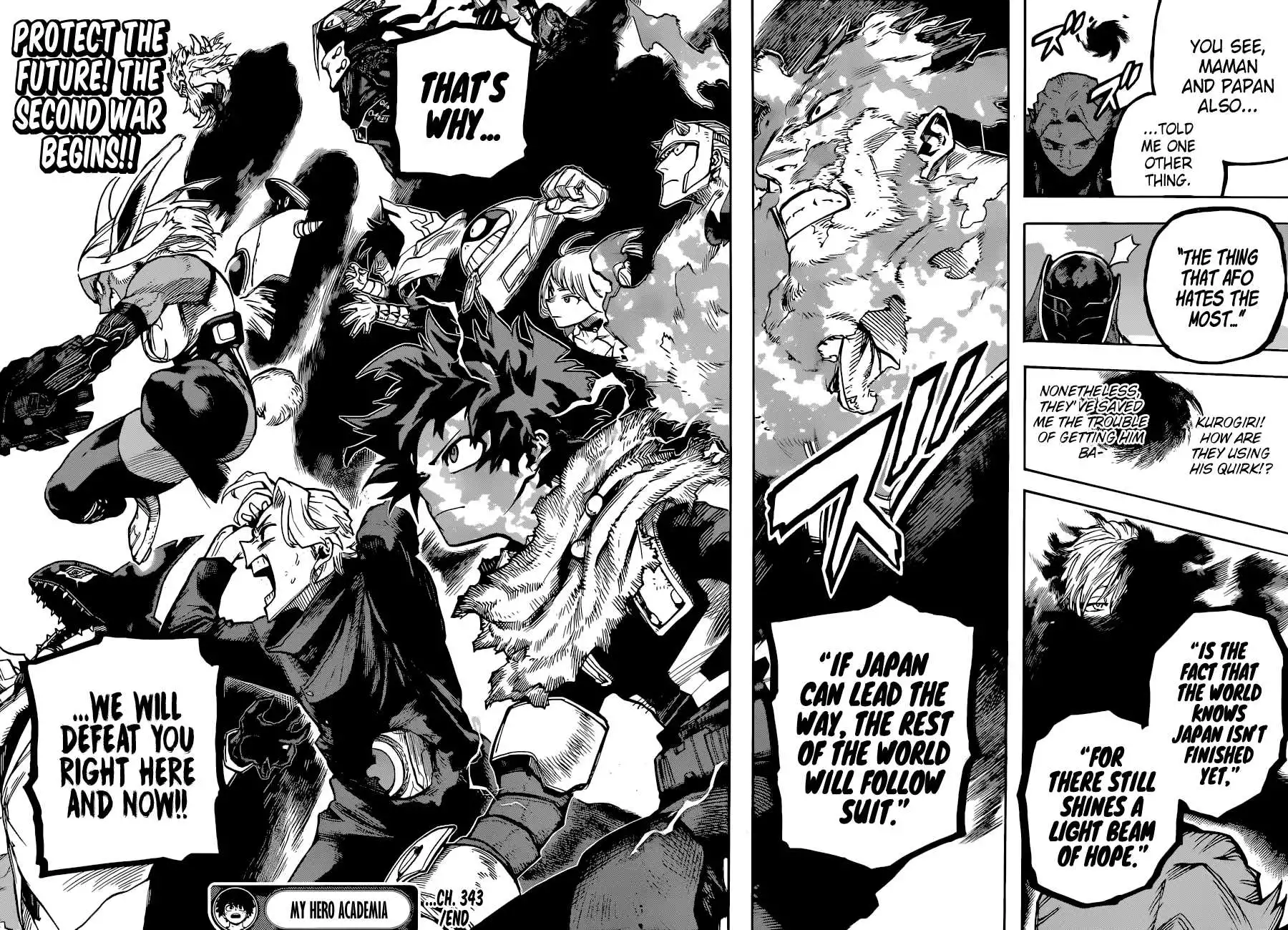 Boku no Hero Academia Chapter 343 16